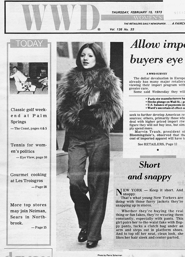 In 1973 when Linda Friedman Schmidt appeared on the cover of Women’s Wear Daily as a stylish New Yorker, WWD was unaware she wore reconstructed castoffs