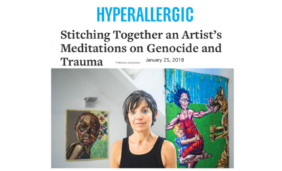 Artist Linda Friedman Schmidt is the subject of a short documentary titled “Under Her Skin: Linda Friedman Schmidt” which premiered on Hyperallergic.